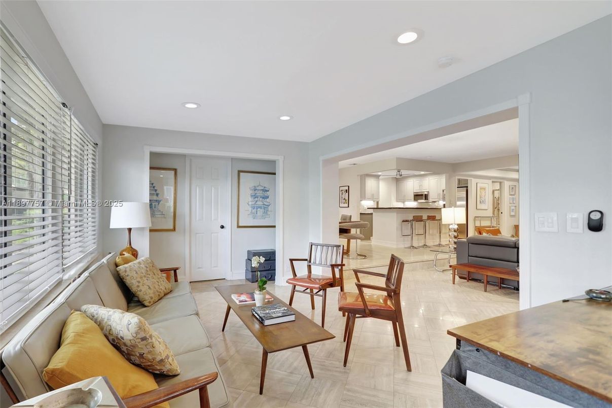 Dining room, Interior, Kitchen, Living room, Pendant Lights, Recessed Lighting