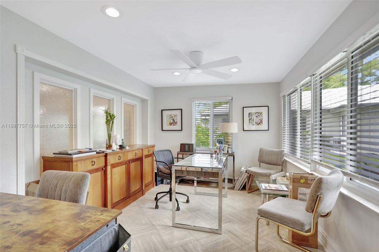 Home Office, Interior, Recessed Lighting