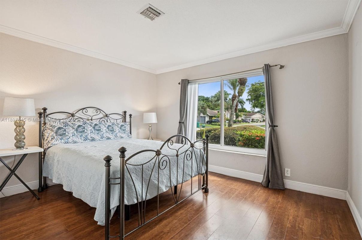Bedroom, Interior, Wood Texture Flooring