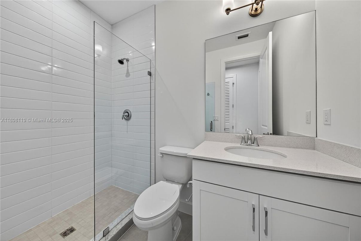 Bathroom, Glass Shower, Interior