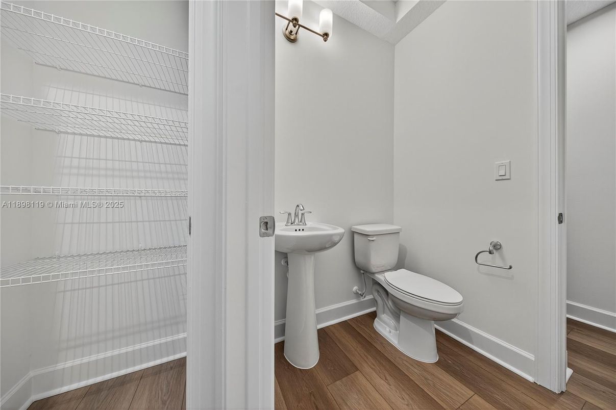 Bathroom, Interior, Wood Texture Flooring