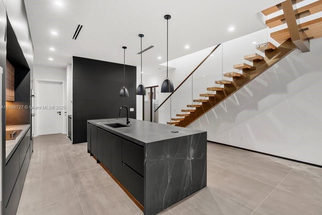 Interior, Kitchen, Pendant Lights, Recessed Lighting