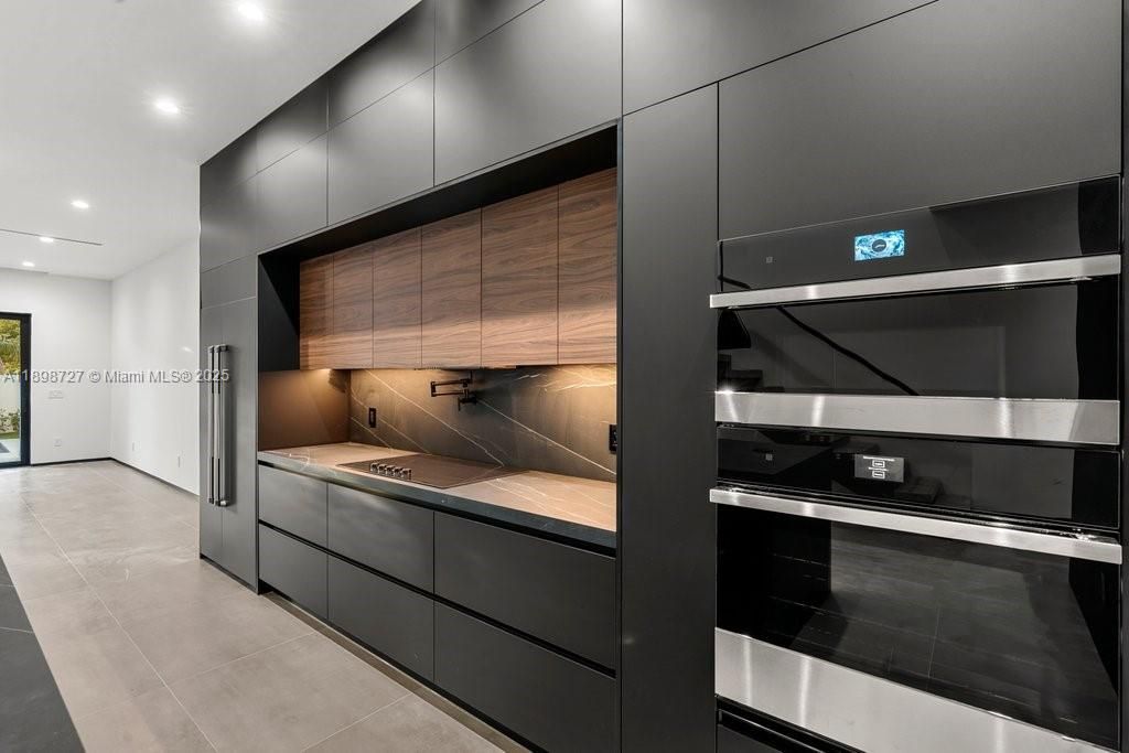 Interior, Kitchen, Recessed Lighting, Stainless Steel Appliances