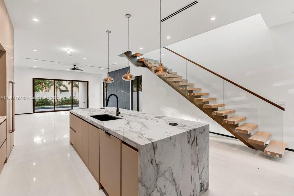 Interior, Kitchen, Pendant Lights, Recessed Lighting