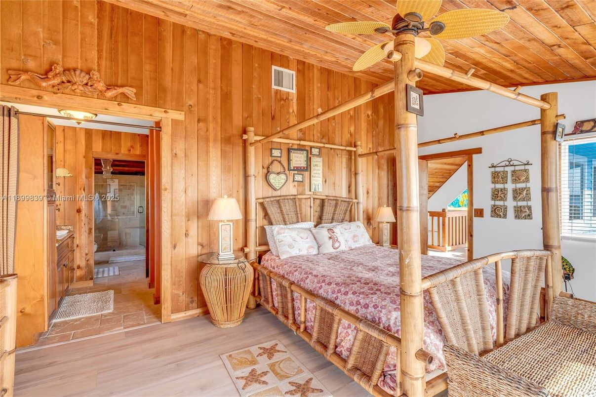 Bedroom, Interior, Wooden Ceilings, Wood Texture Flooring, Wooden Walls