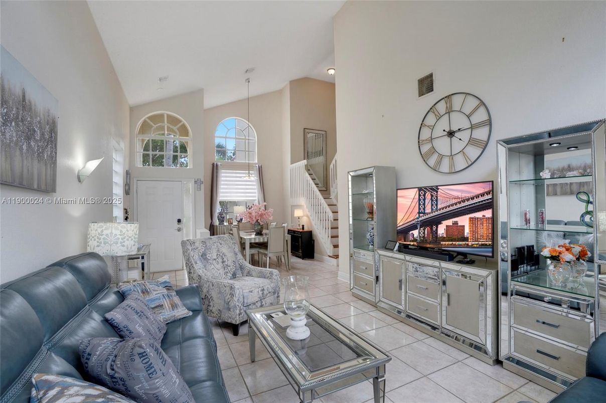 Interior, Living room, Recessed Lighting