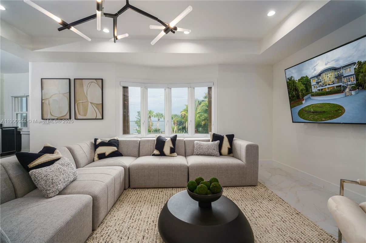 Interior, Living room, Marble, Recessed Lighting