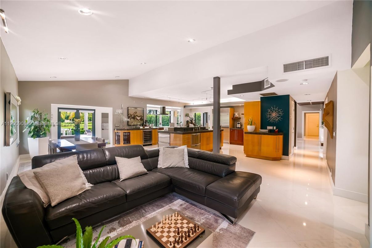 Interior, Living room, Recessed Lighting