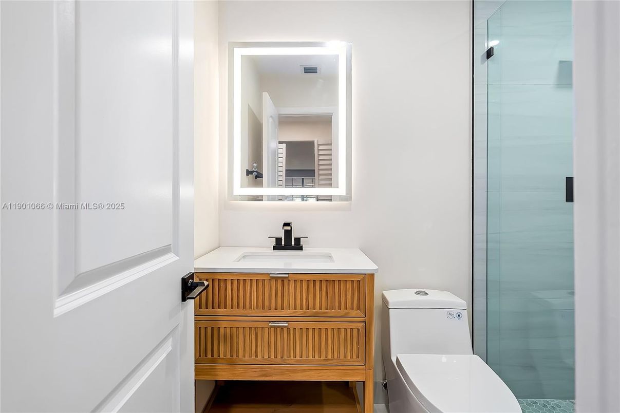 Bathroom, Glass Shower, Interior