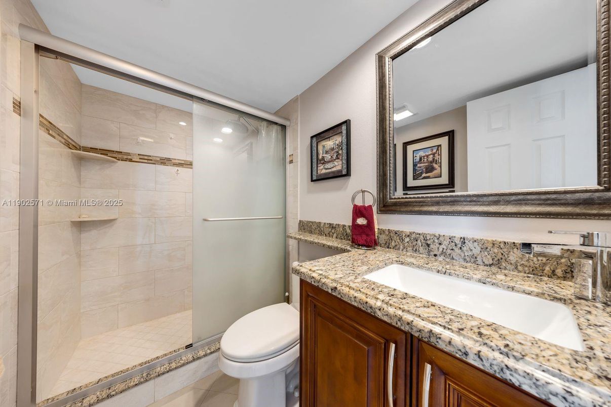 Bathroom, Glass Shower, Interior