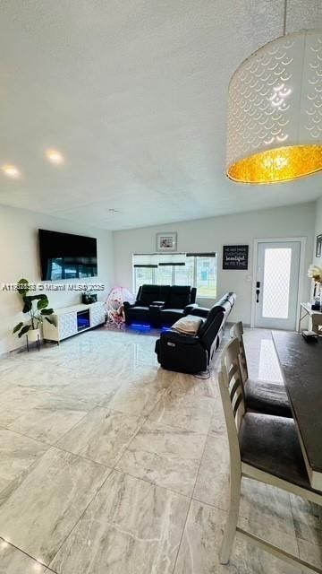 Interior, Living room, Recessed Lighting