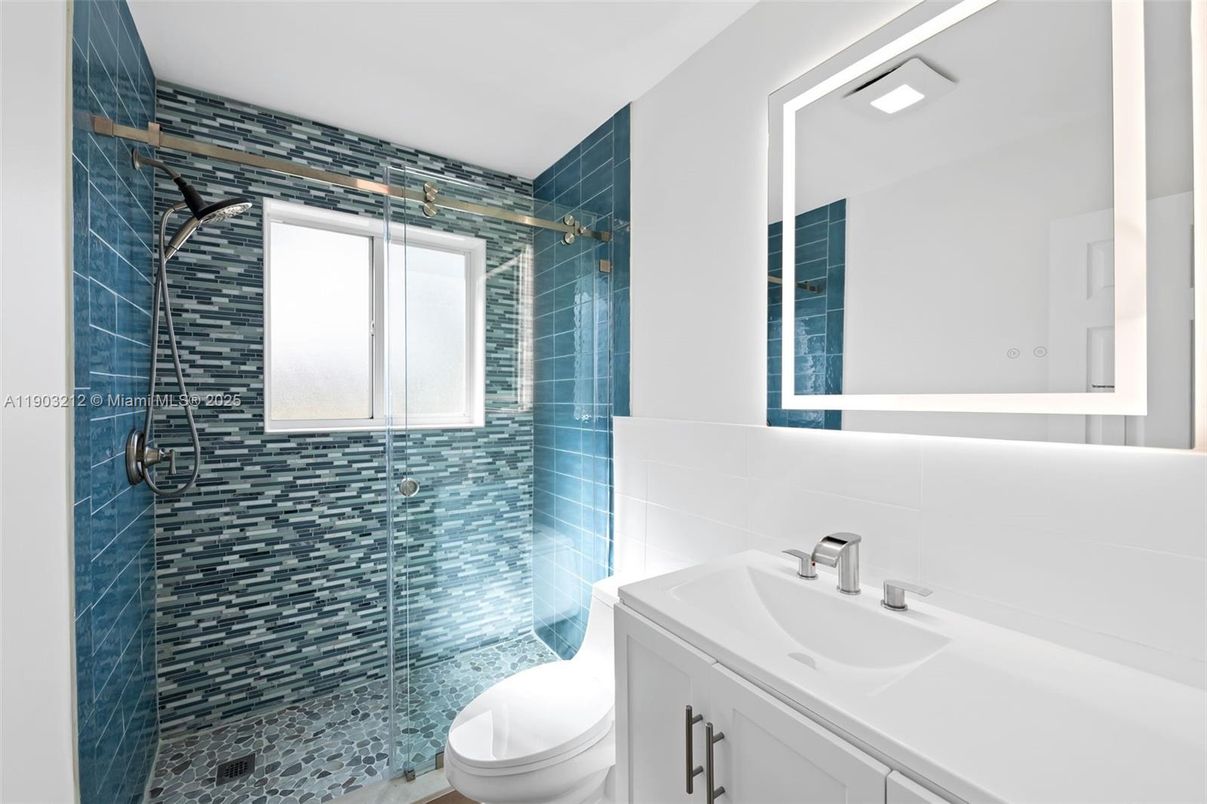 Bathroom, Glass Shower, Interior