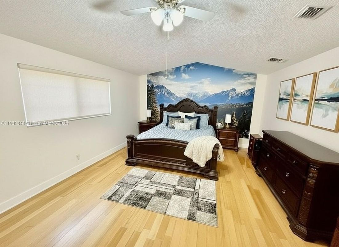 Bedroom, Interior, Wood Texture Flooring