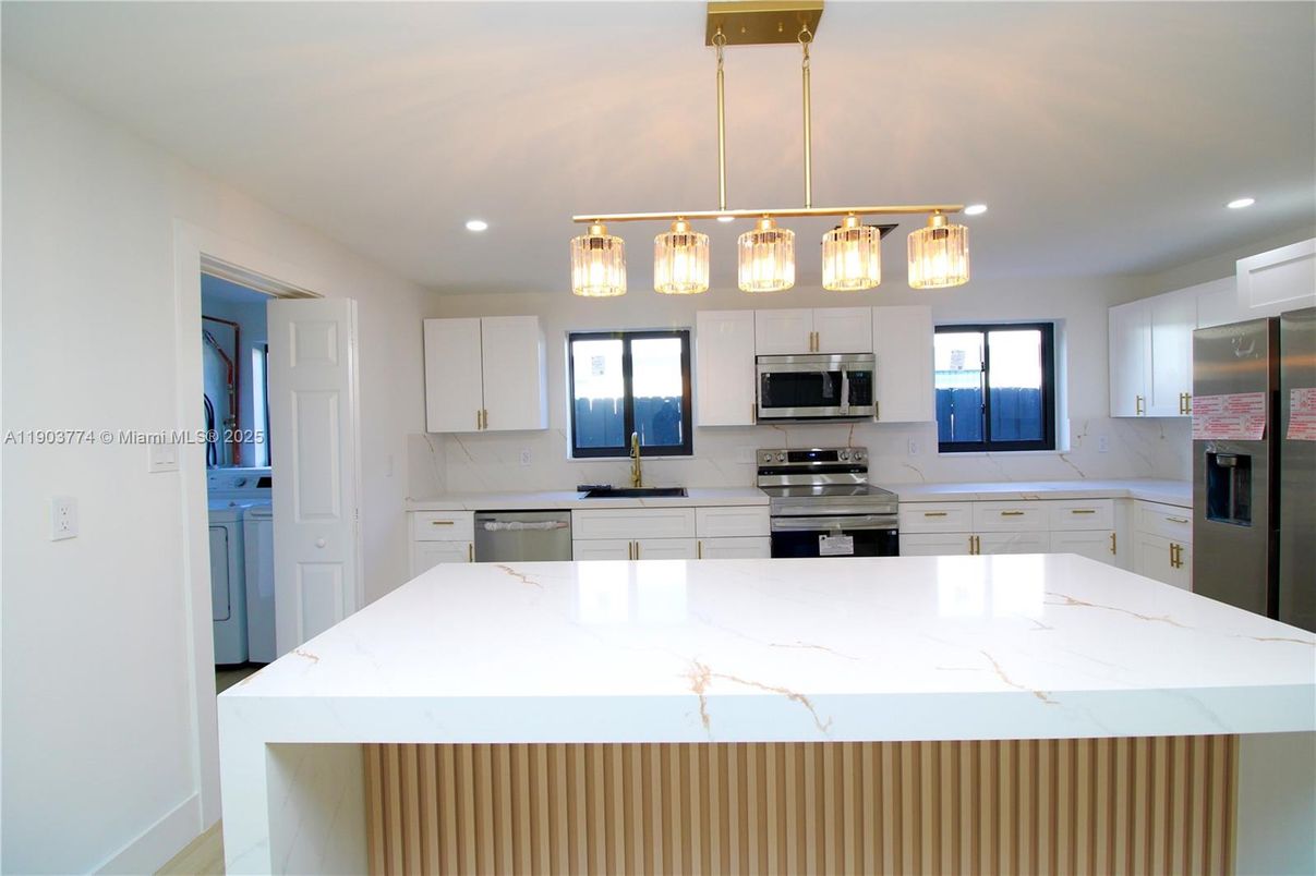 Interior, Kitchen, Recessed Lighting, Stainless Steel Appliances