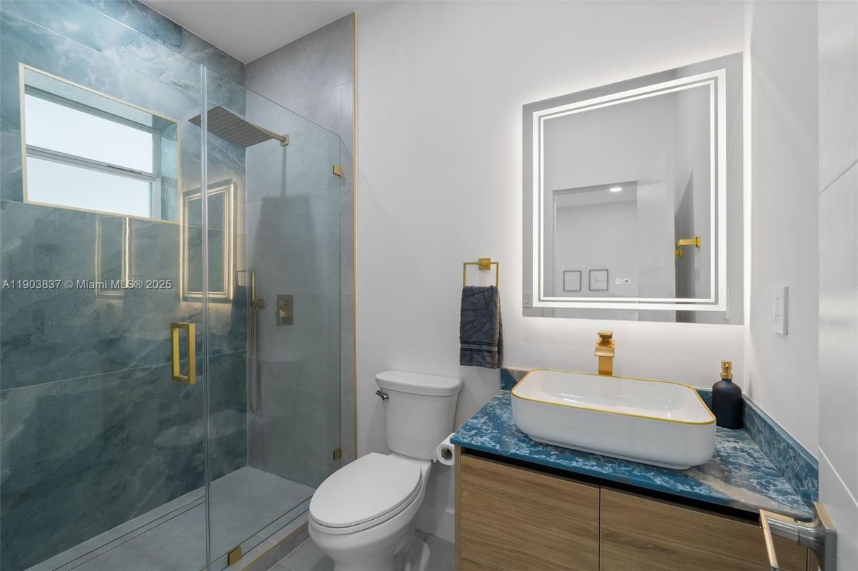 Bathroom, Glass Shower, Interior
