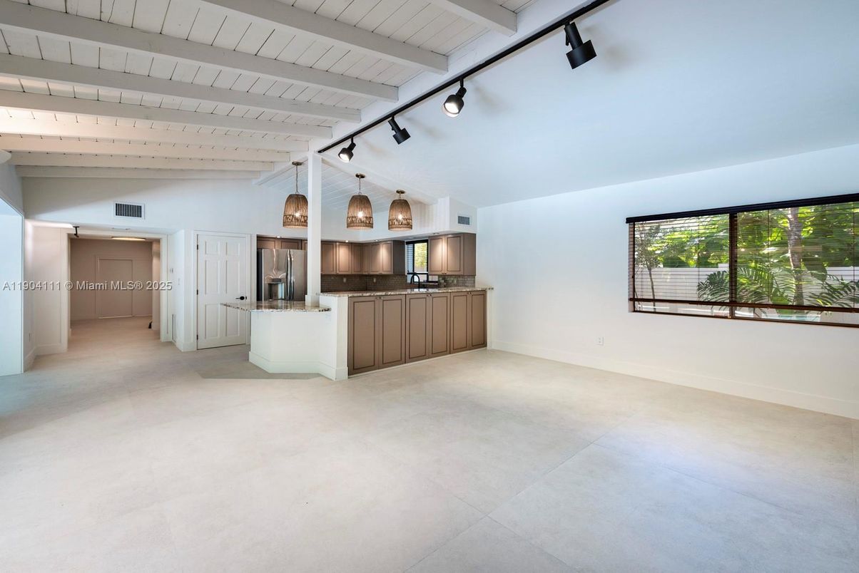 Empty room, Interior, Kitchen, Stainless Steel Appliances