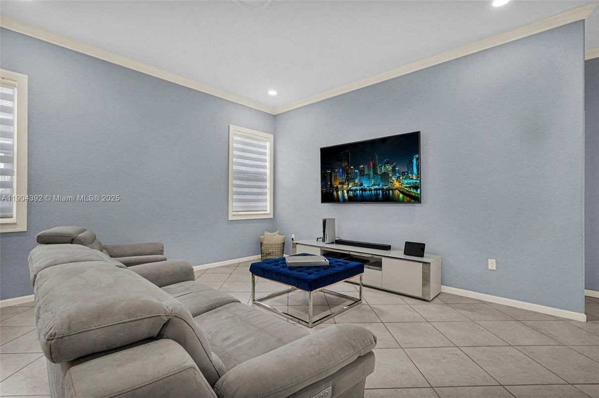 Interior, Living room, Recessed Lighting