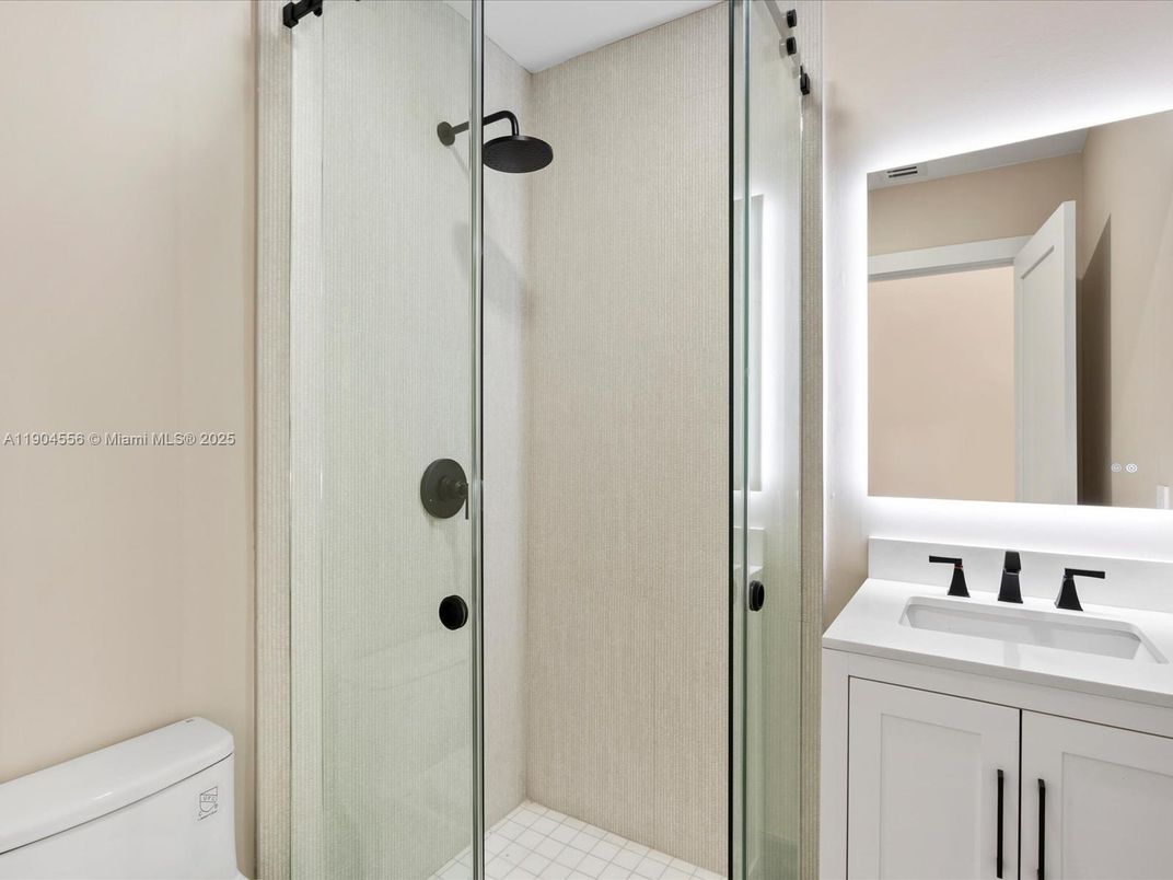 Bathroom, Glass Shower, Interior