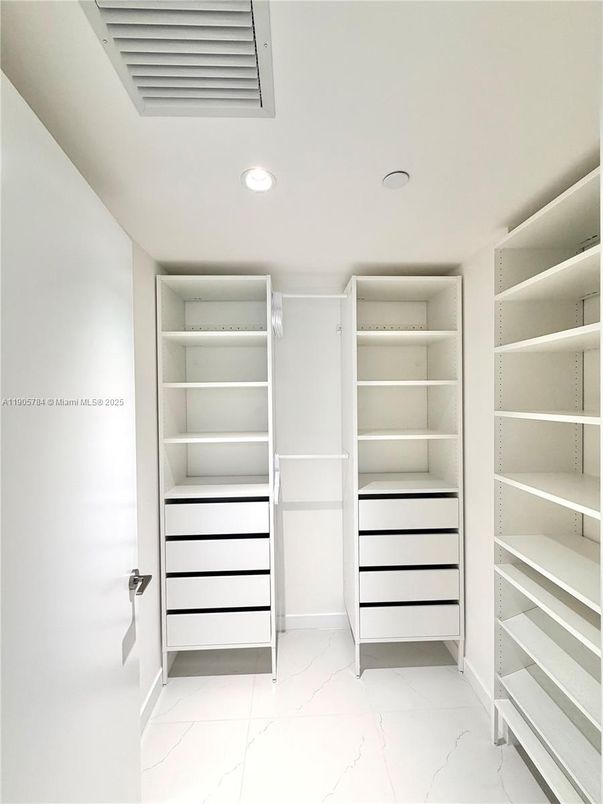 Interior, Marble, Recessed Lighting, Walk-in Closets