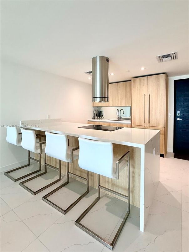 Interior, Kitchen, Marble, Recessed Lighting