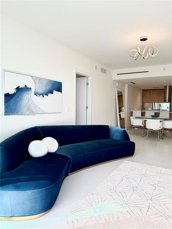 Dining room, Interior, Kitchen, Living room, Pendant Lights