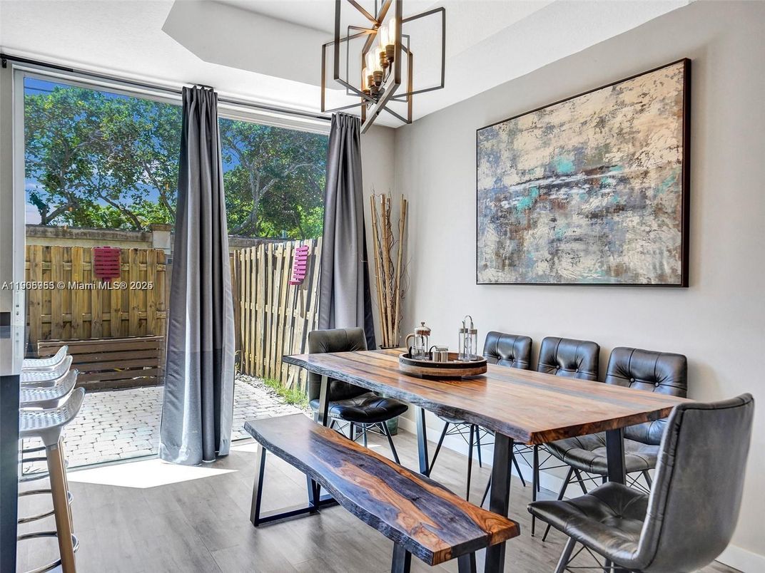 Dining room, Interior, Wood Texture Flooring
