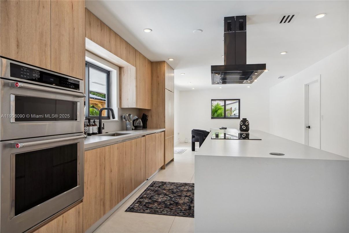 Interior, Kitchen, Recessed Lighting, Stainless Steel Appliances