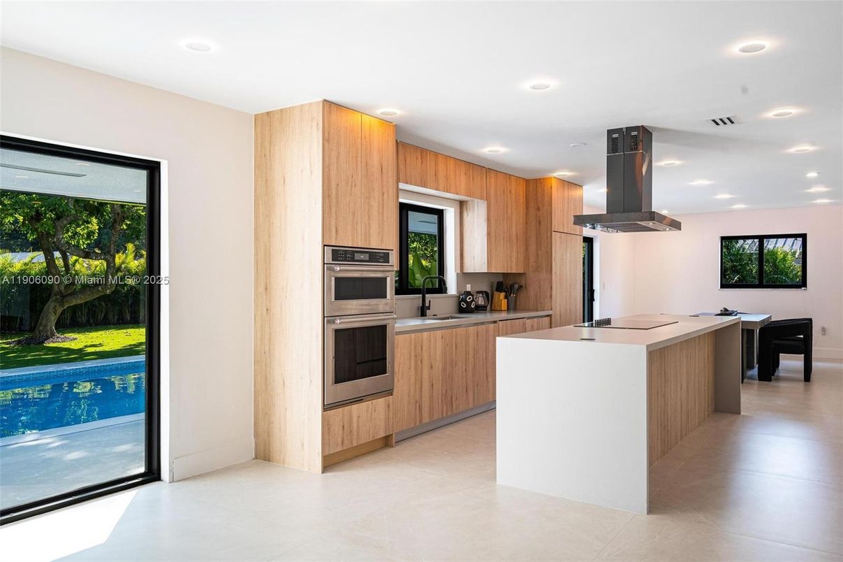 Interior, Kitchen, Recessed Lighting, Stainless Steel Appliances