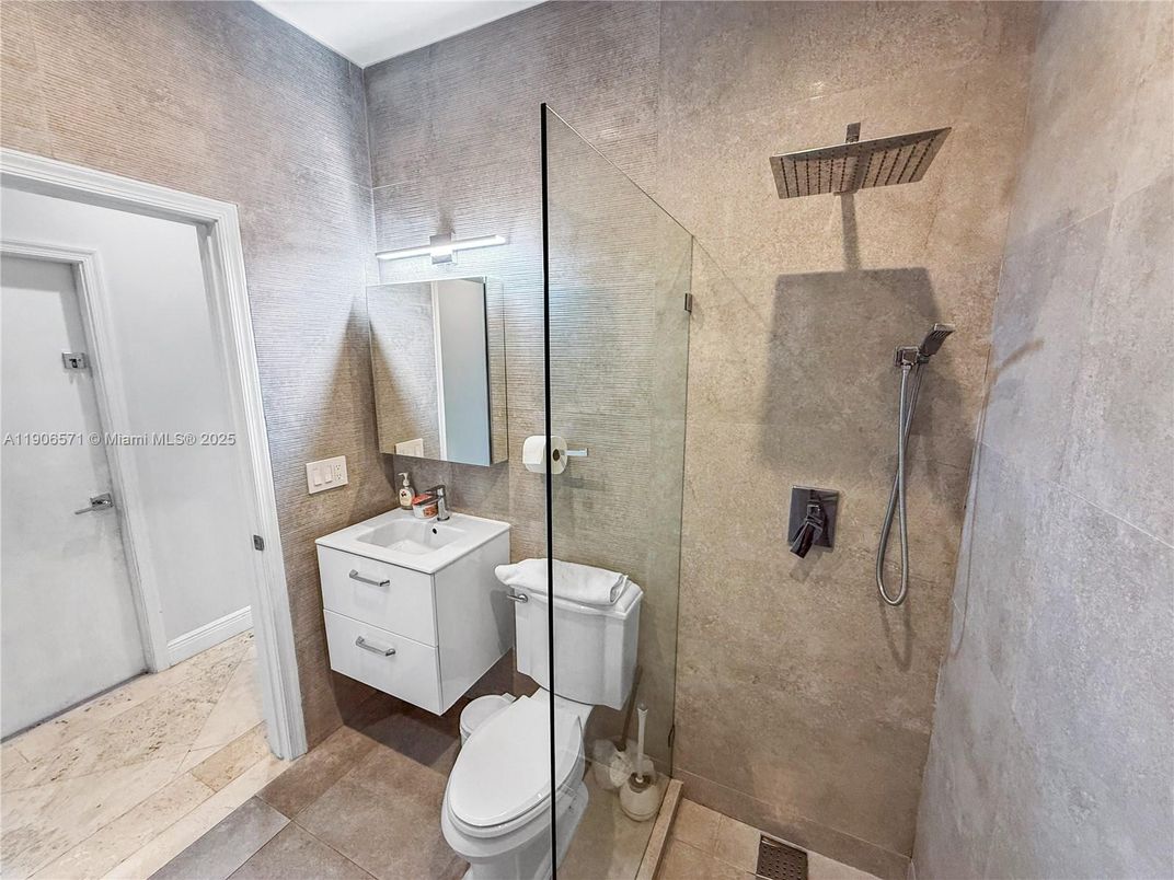 Bathroom, Glass Shower, Interior
