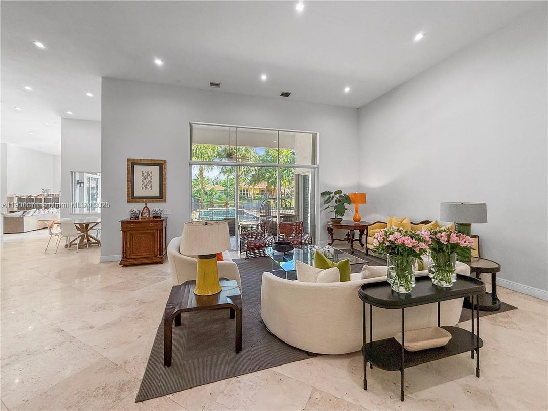 Interior, Living room, Recessed Lighting