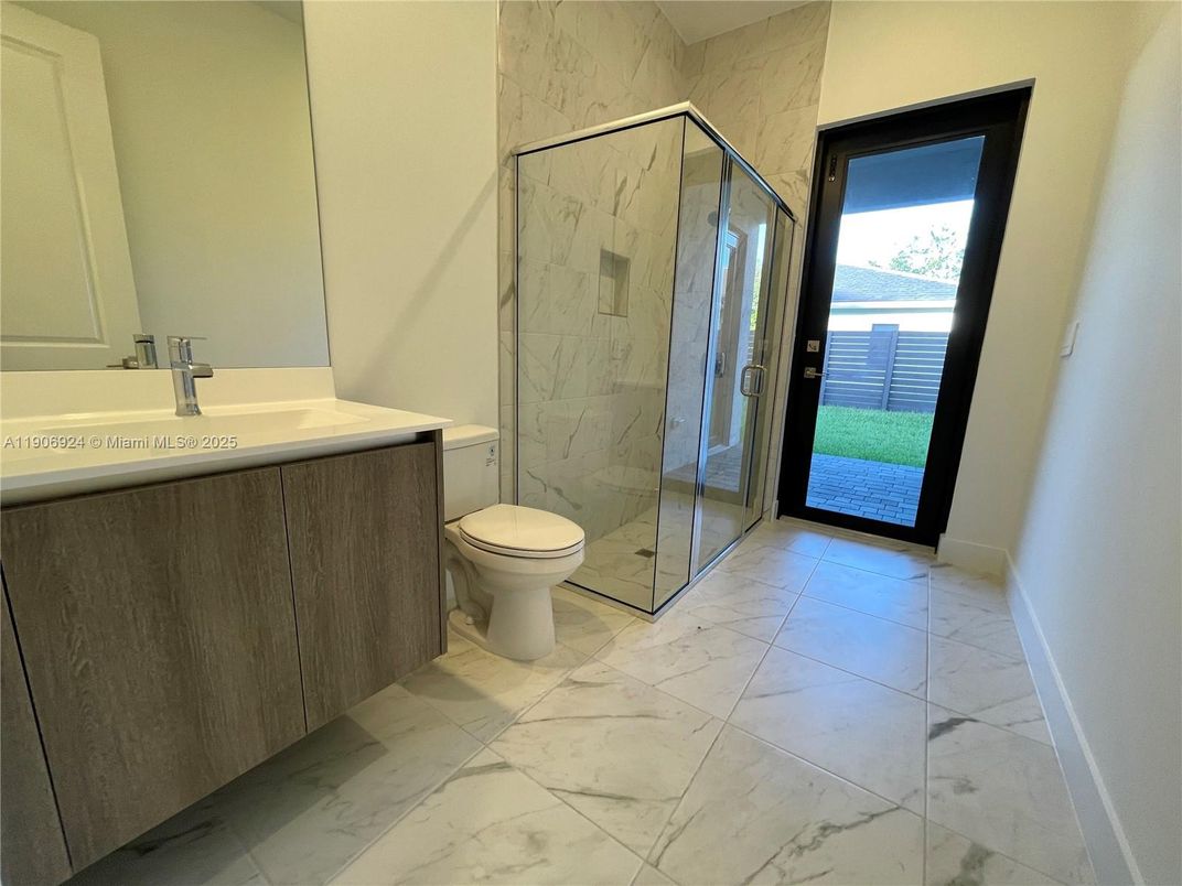 Bathroom, Glass Shower, Interior, Marble, Marble Walls