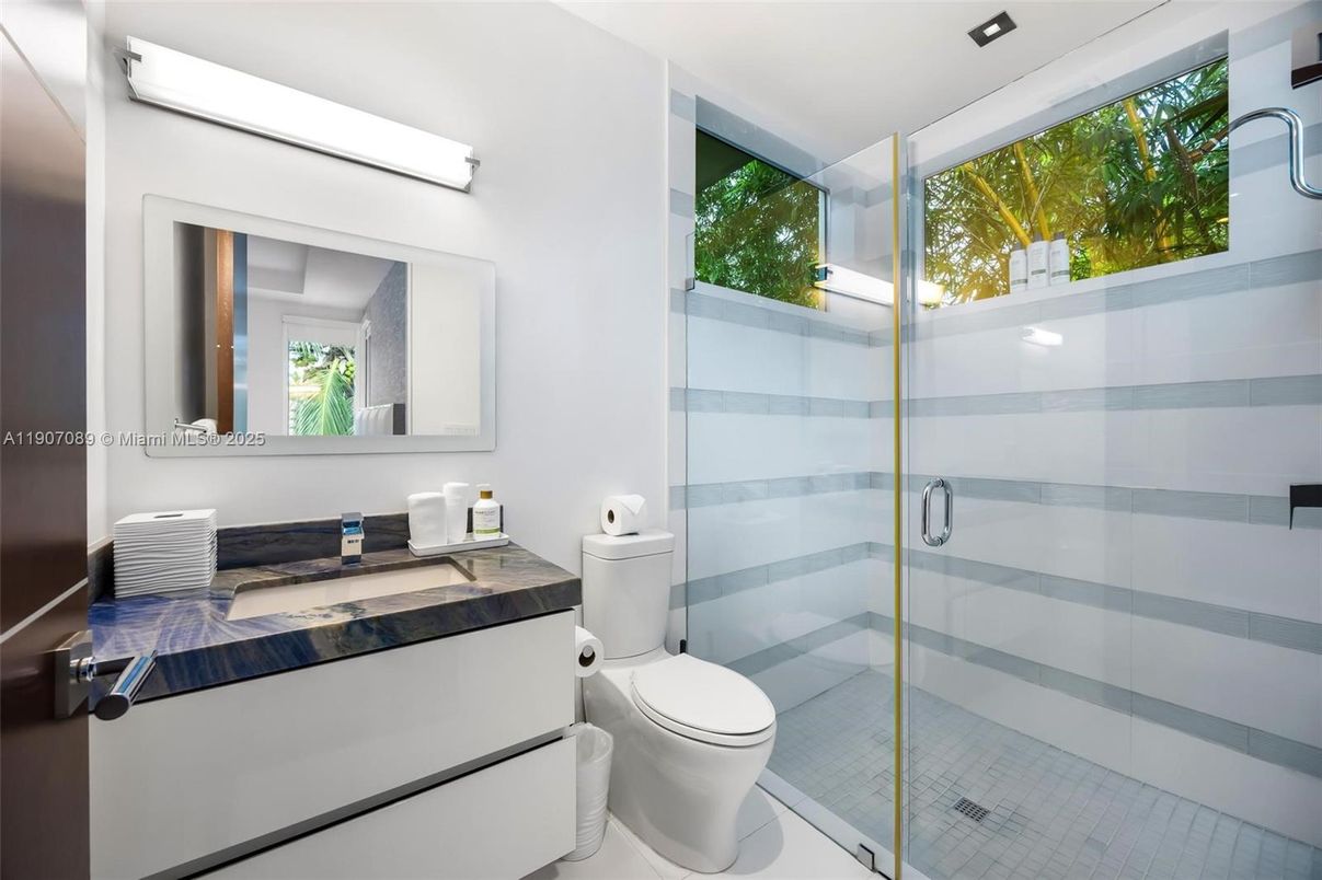 Bathroom, Glass Shower, Interior