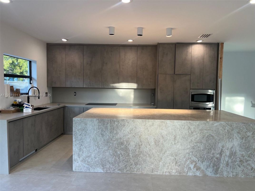 Interior, Kitchen, Recessed Lighting, Stainless Steel Appliances