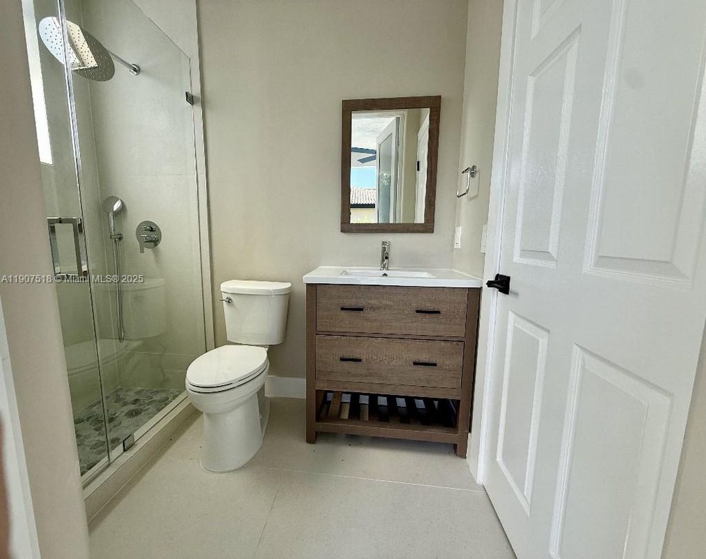 Bathroom, Glass Shower, Interior