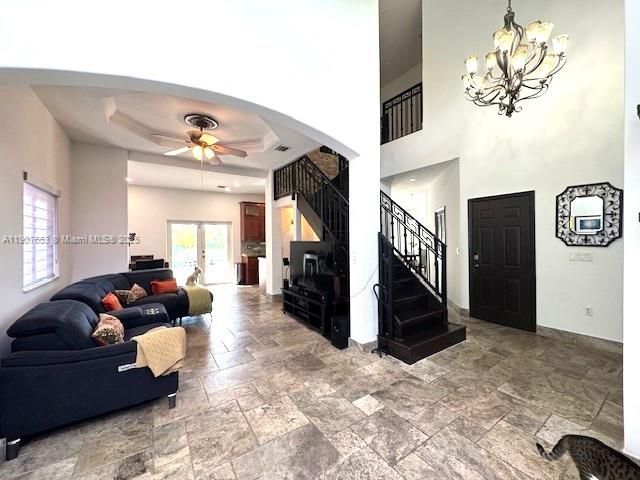 Chandelier, Interior, Living room, Recessed Lighting