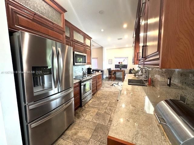 Interior, Kitchen, Recessed Lighting, Stainless Steel Appliances