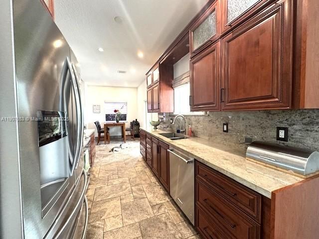 Dining room, Interior, Kitchen, Recessed Lighting, Stainless Steel Appliances