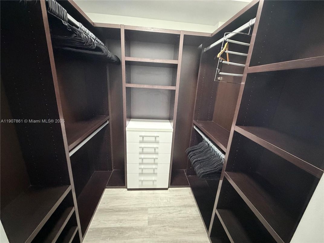 Interior, Walk-in Closets, Wood Texture Flooring