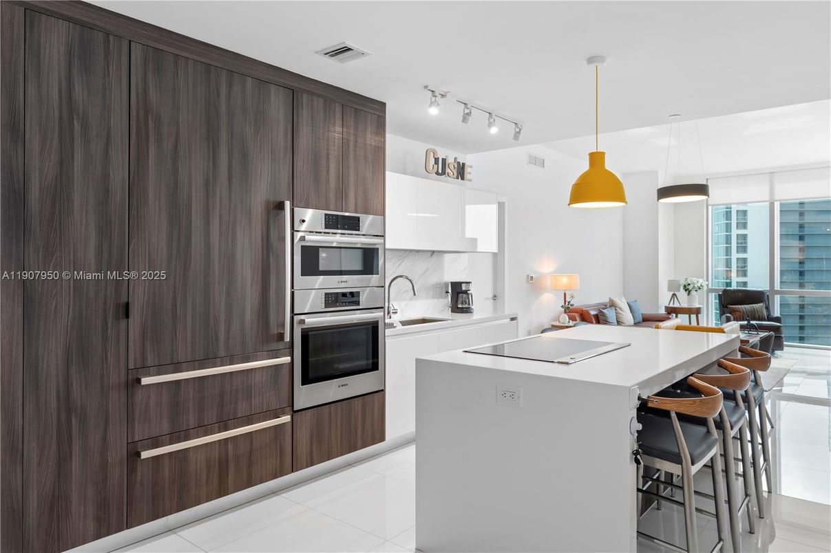 Interior, Kitchen, Pendant Lights, Stainless Steel Appliances