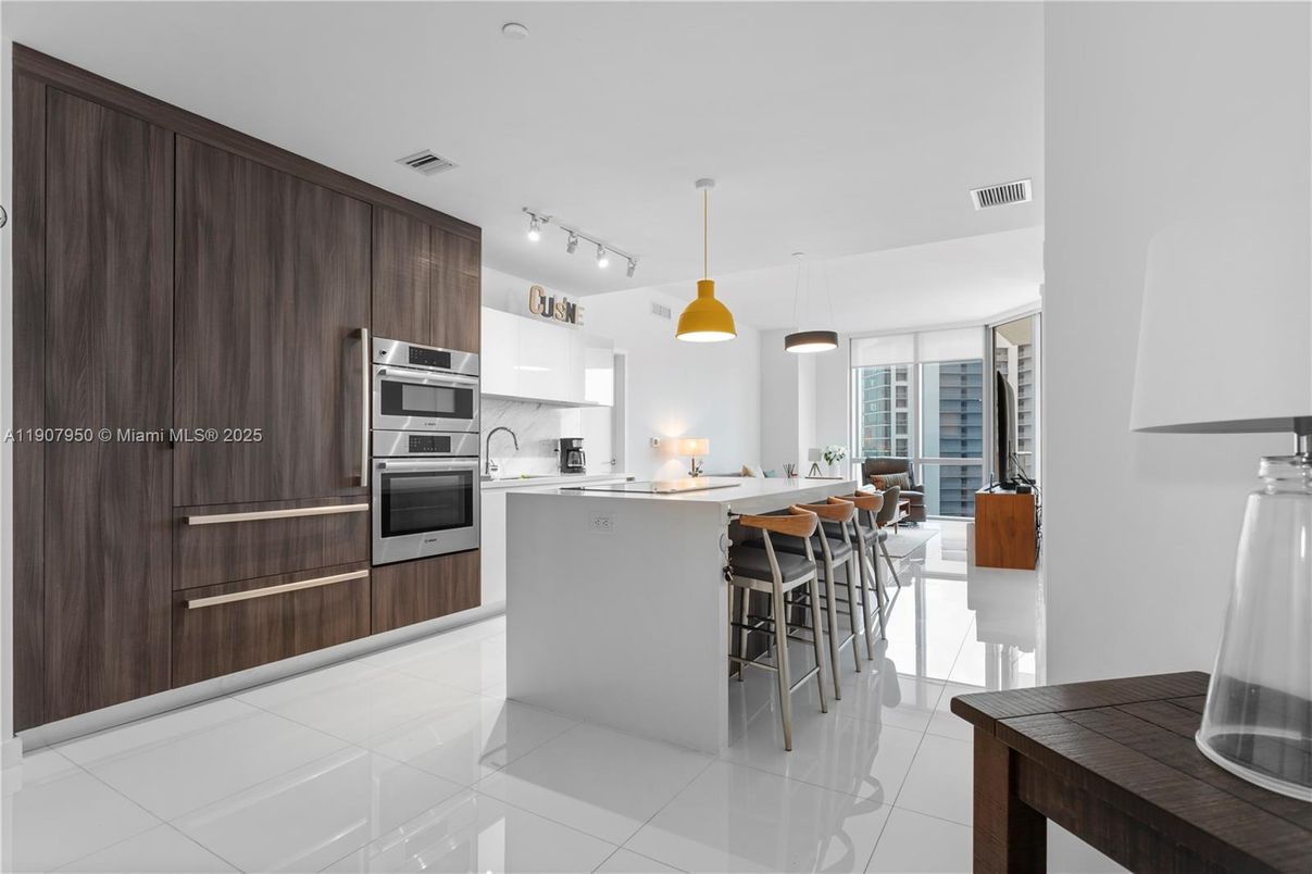 Interior, Kitchen, Pendant Lights, Stainless Steel Appliances