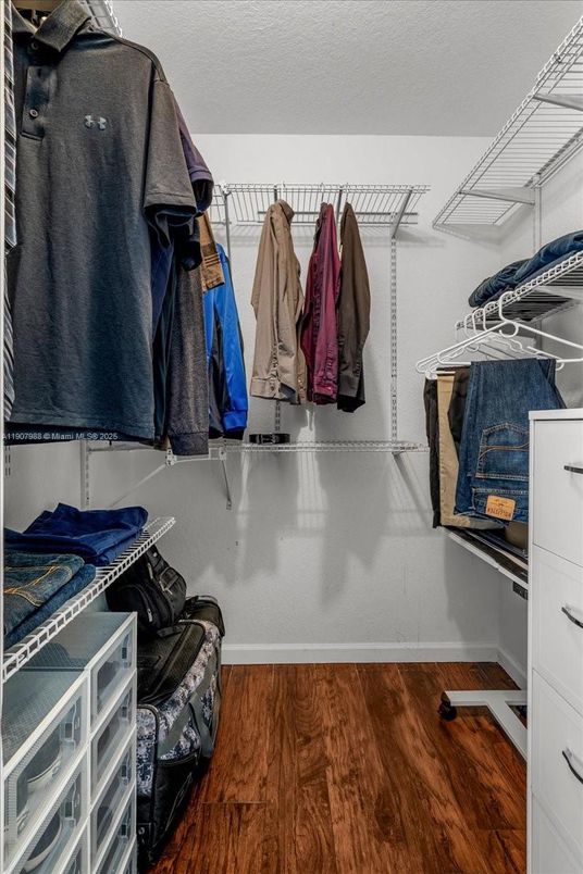 Interior, Walk-in Closets, Wood Texture Flooring