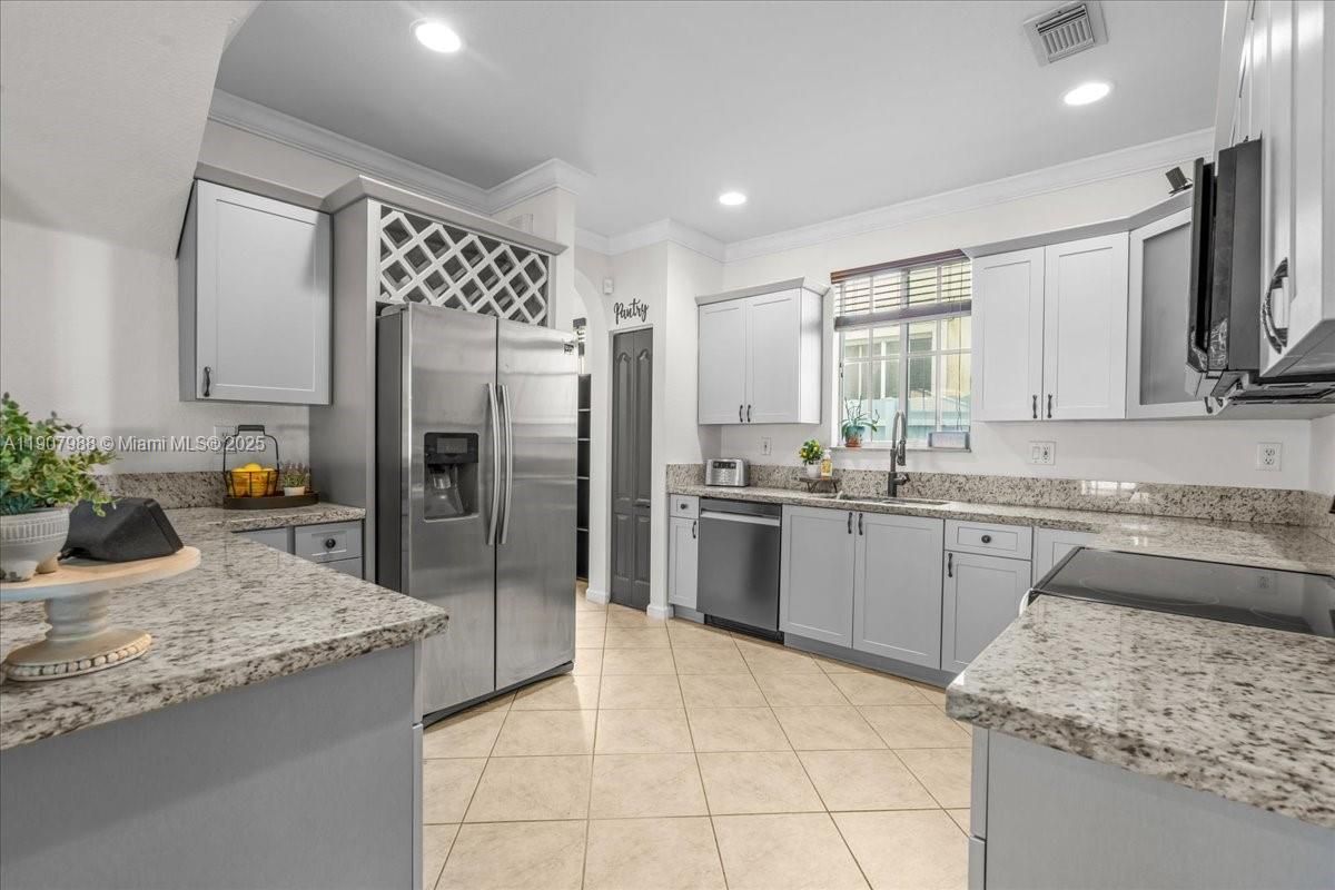 Interior, Kitchen, Recessed Lighting, Stainless Steel Appliances