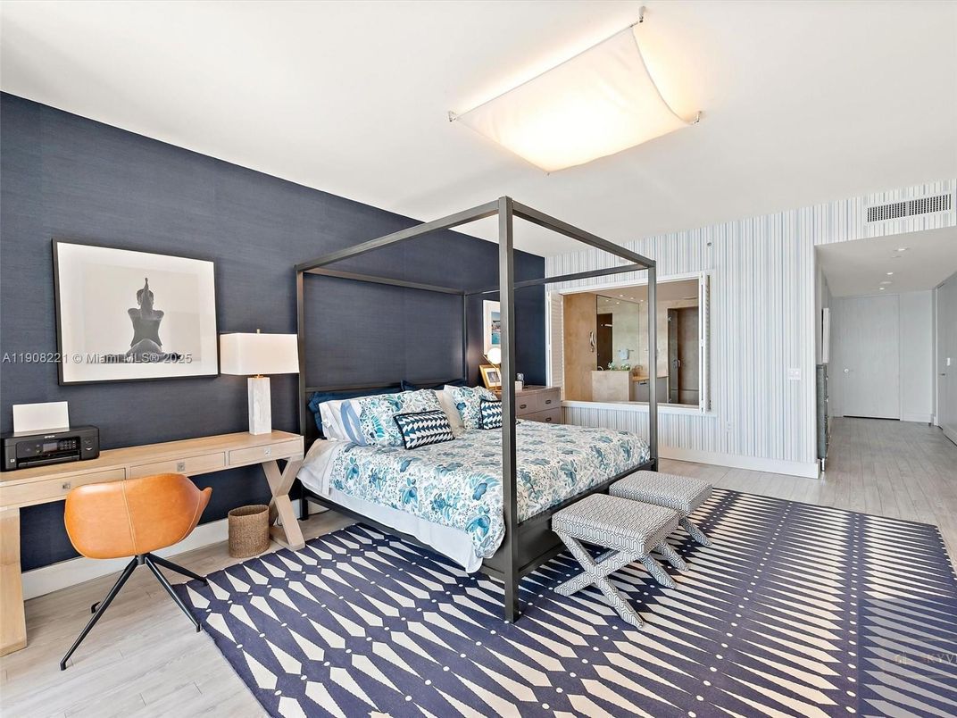 Bedroom, Home Office, Interior, Wood Texture Flooring