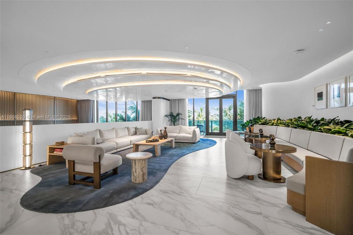 Interior, Living room, Marble, Recessed Lighting