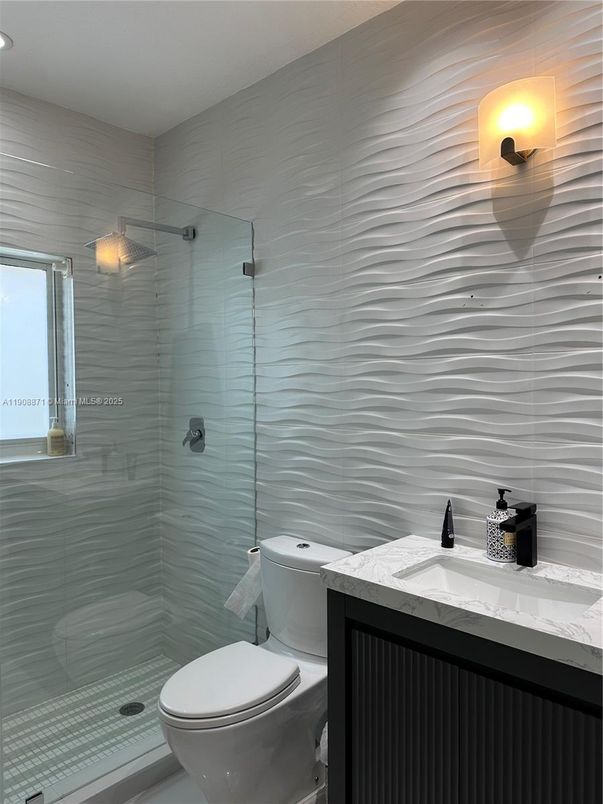 Bathroom, Glass Shower, Interior