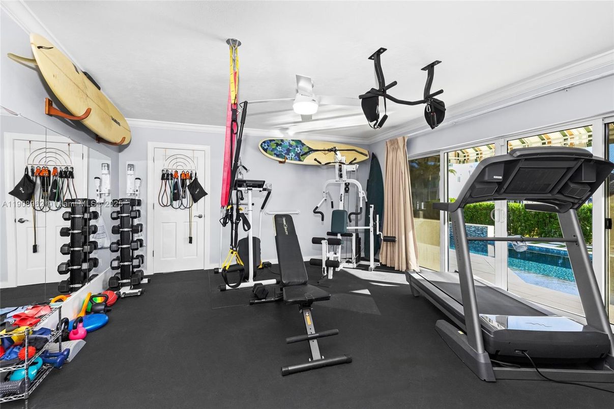 Fitness Equipment, Gym, Interior