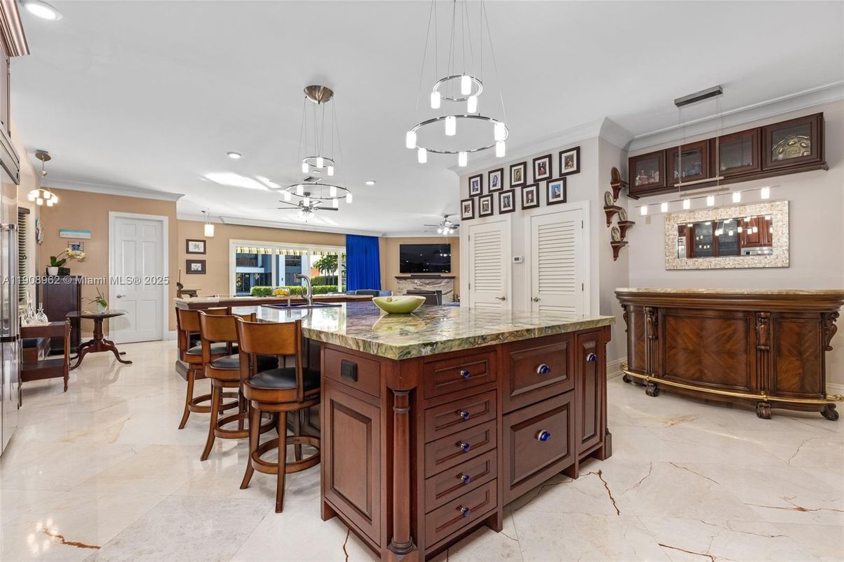 Interior, Kitchen, Pendant Lights, Recessed Lighting