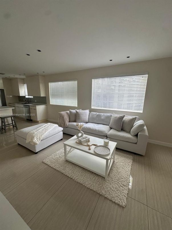 Interior, Kitchen, Living room, Recessed Lighting