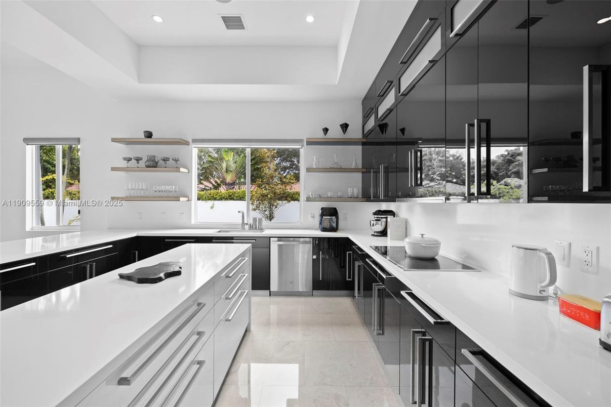 Interior, Kitchen, Recessed Lighting, Stainless Steel Appliances