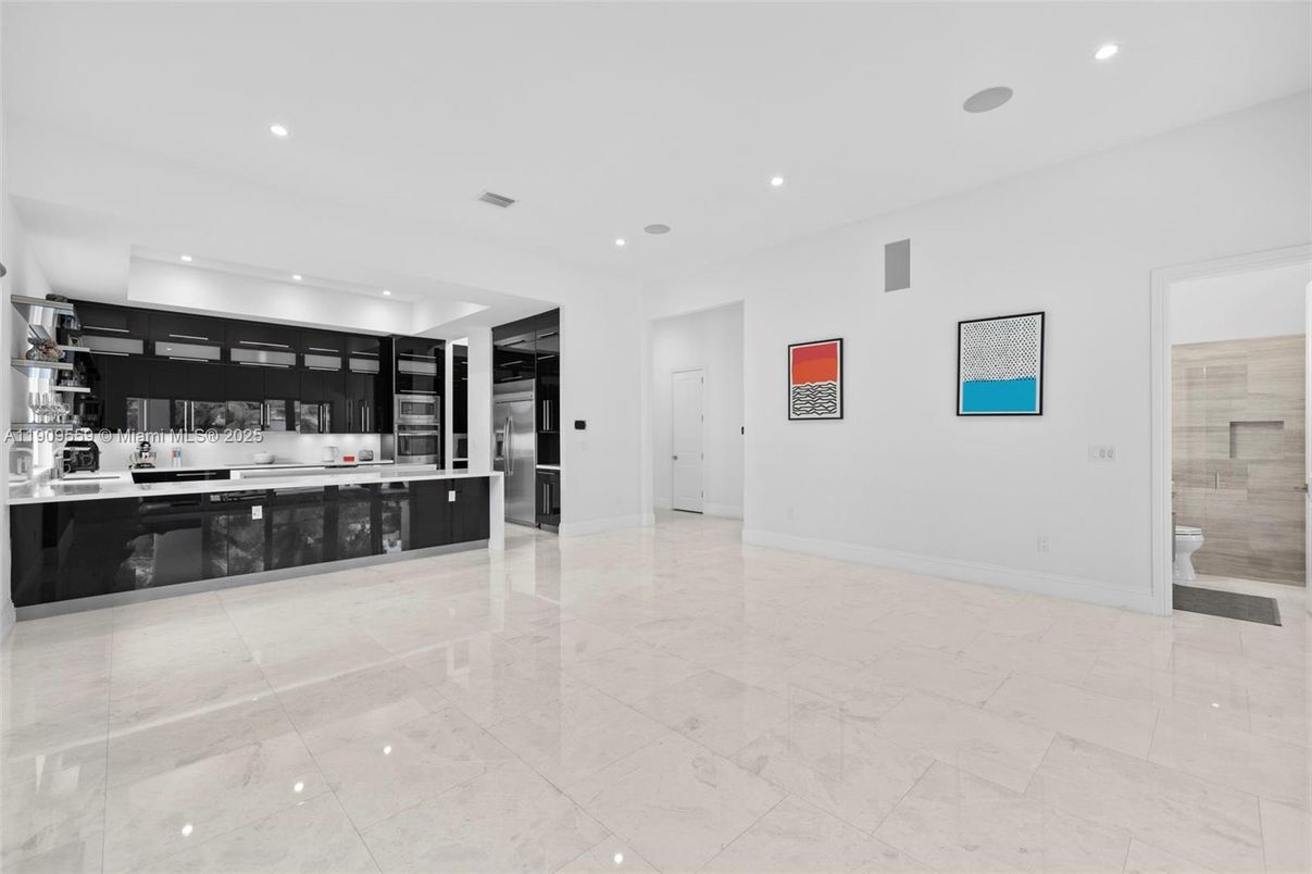 Interior, Kitchen, Recessed Lighting, Stainless Steel Appliances